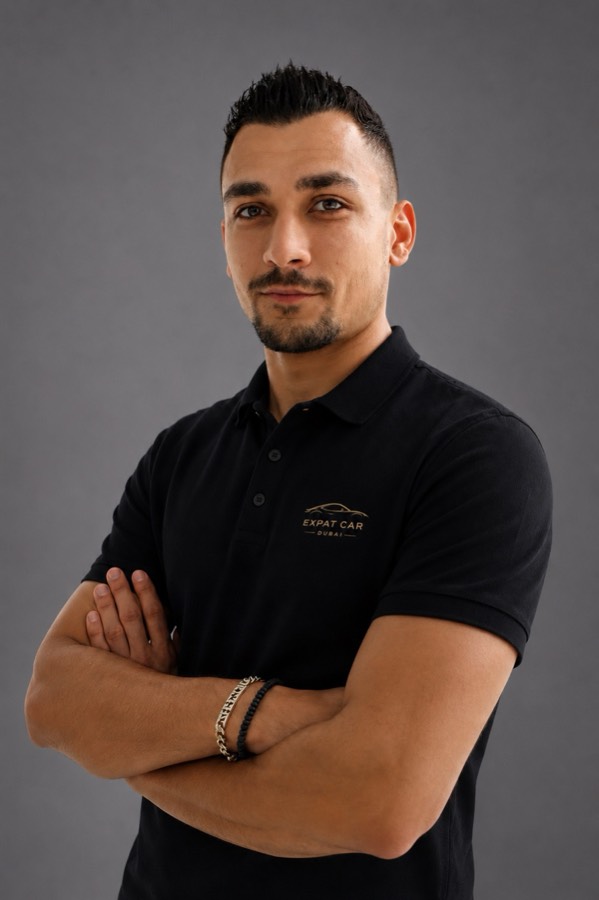 Jayson, fondateur d'Expat Car Dubai